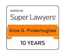 Rated by Super Lawyers | Alice G. Pinderhughes 10 Years